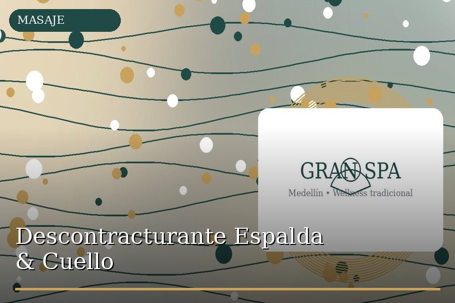 Descontracturante Espalda & Cuello en Medellín - Gran Spa